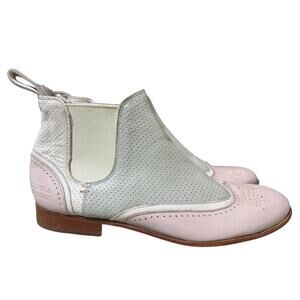 Melvin & Hamilton Sally 19 Brogue Chelsea Bootie Women size 38 US 7-7.5